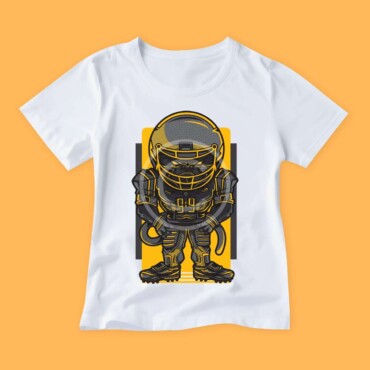 Astronaut print - custom printed apparel by AwesomizedTees