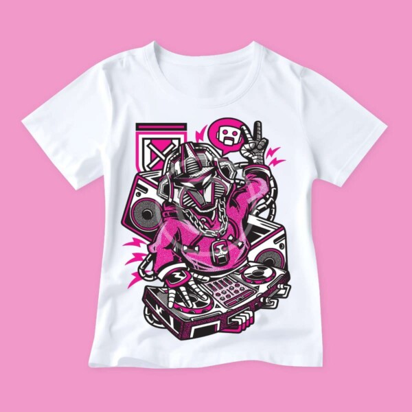 Space demon print - custom printed apparel by AwesomizedTees