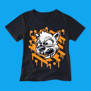 Space demon print - custom printed apparel by AwesomizedTees
