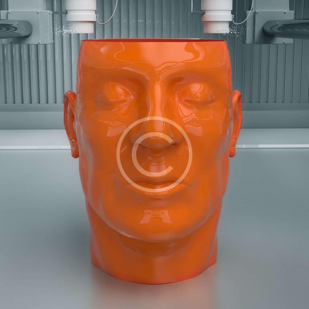 3D vase mockup - custom printed apparel by AwesomizedTees