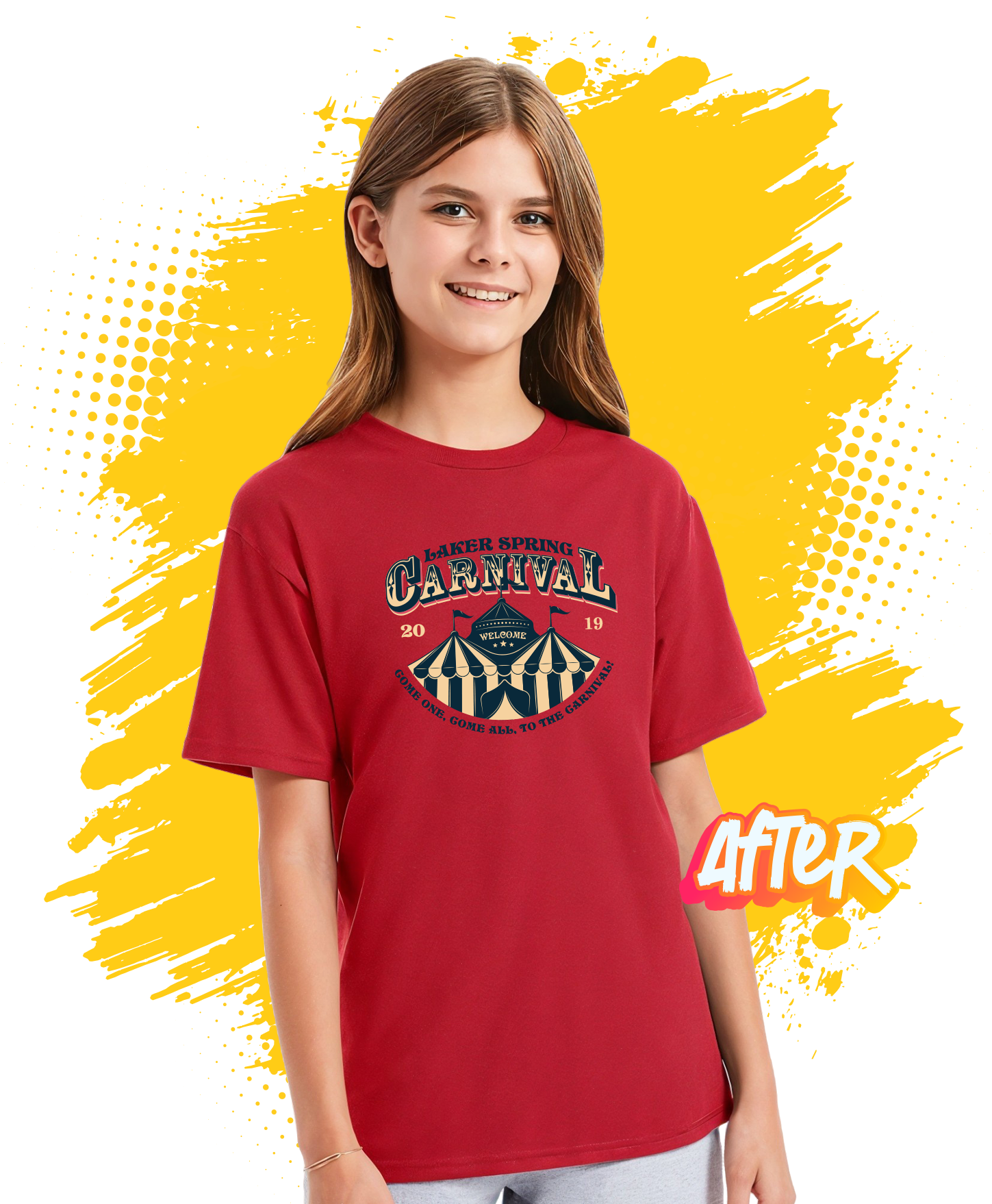 Custom apparel design - after